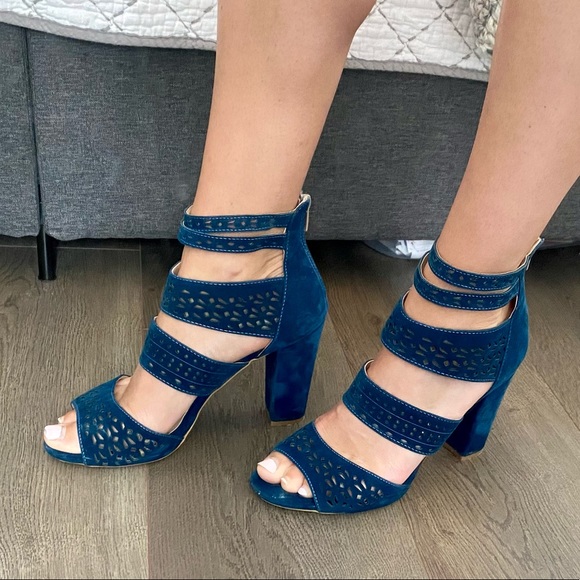 JBloom blue heels Size 39 (9US) - Picture 5 of 8
